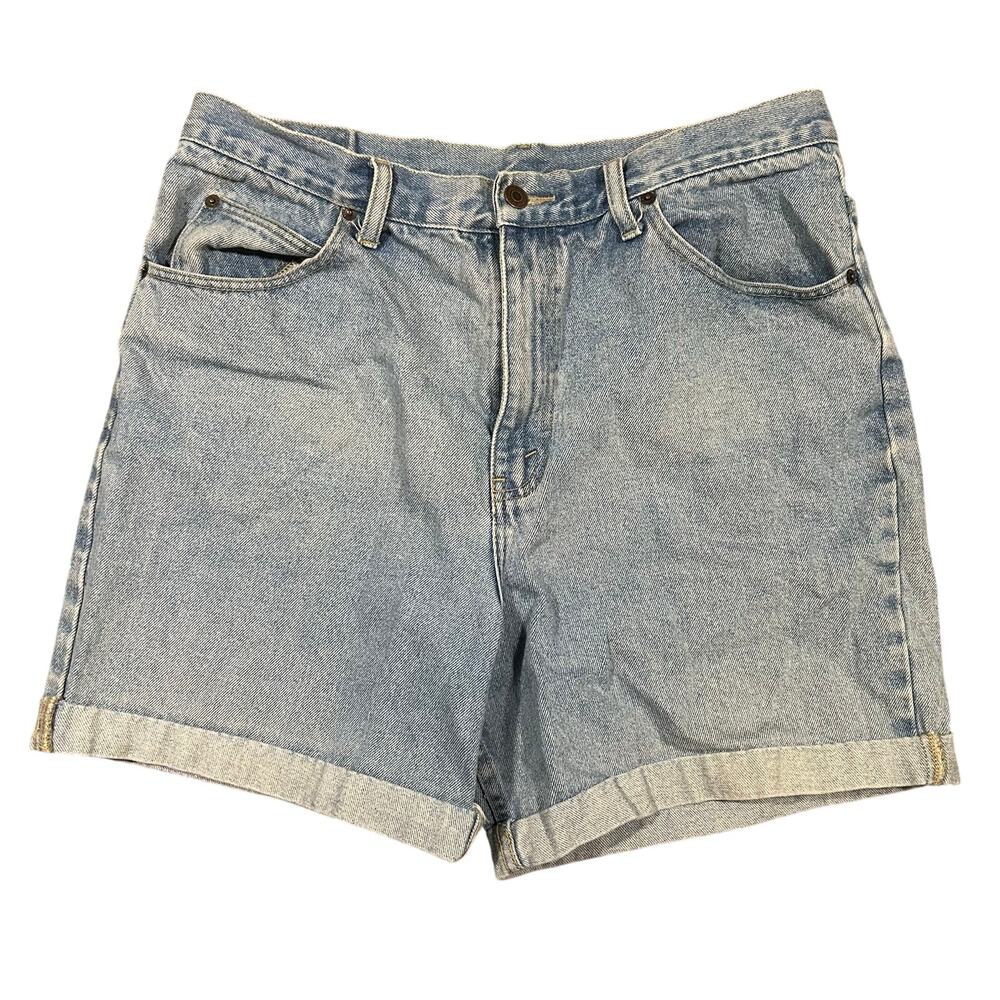 Vintage Brittania Denim Jean Shorts 34 Waist Boyfriend Style Blue